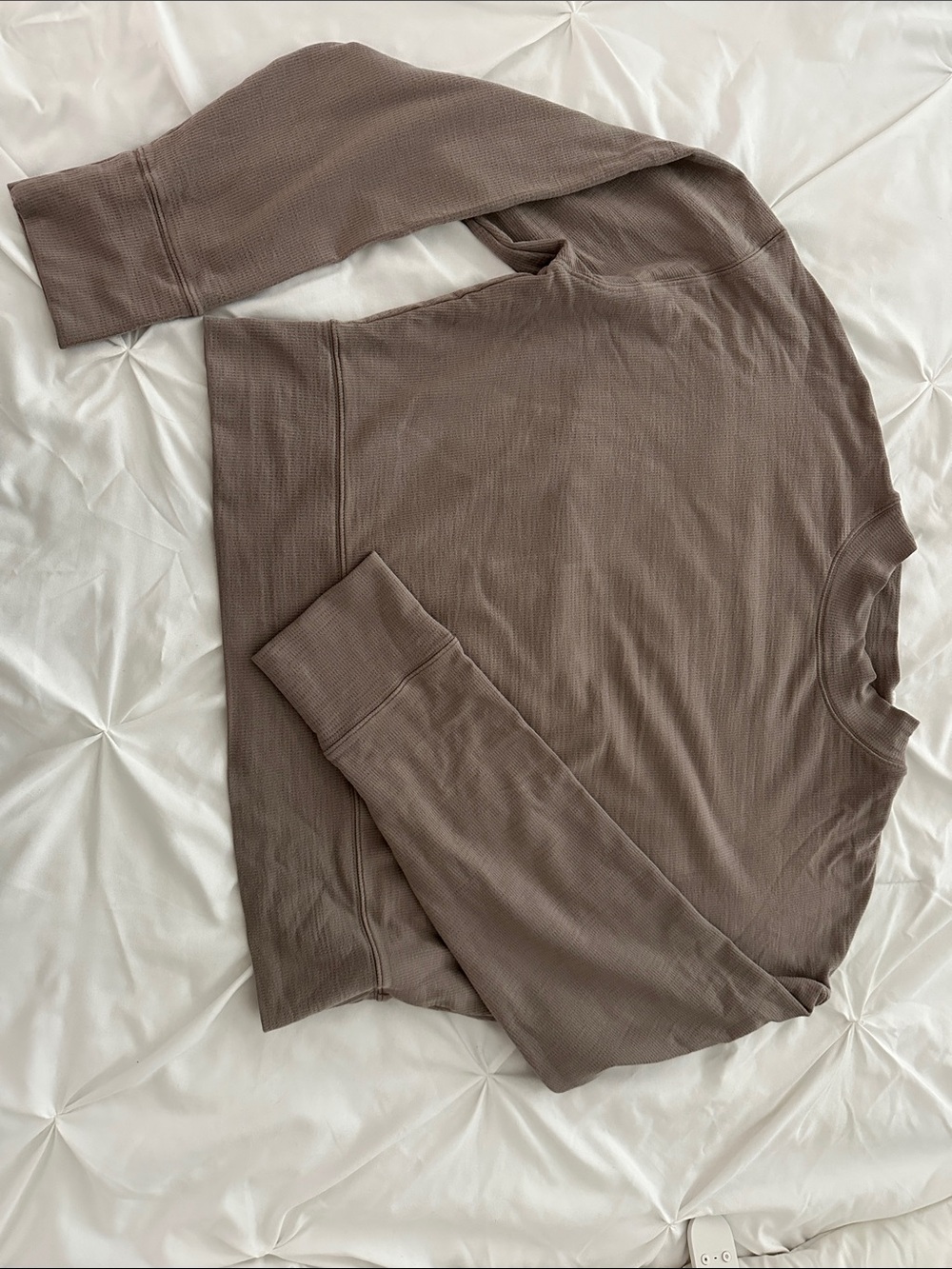 Fabletics Women’s Oversized Mockneck Sweater in Taupe Brown